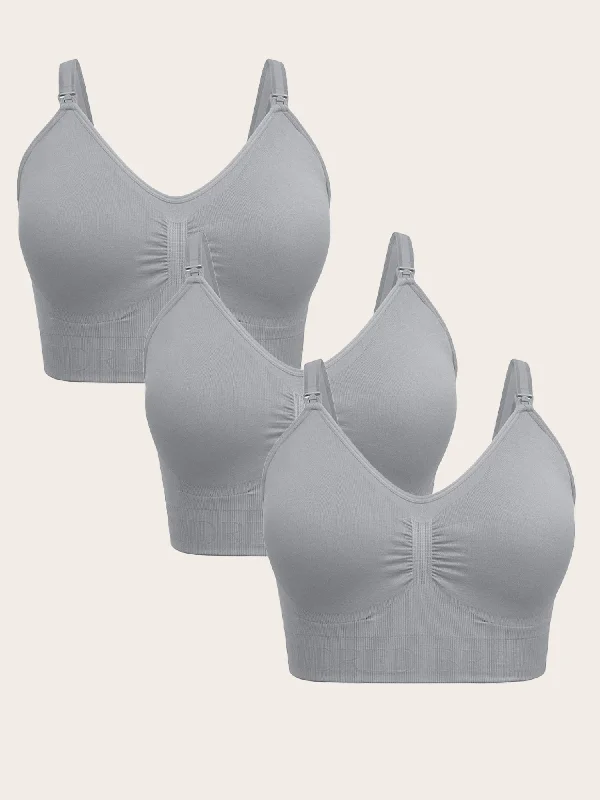 Wash Wear Spare® Nursing Bra Pack | Grey