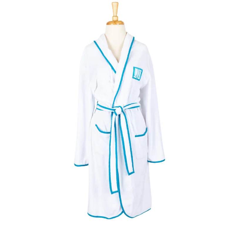 Monogrammed Poplin Terry Jersey Lined Robe